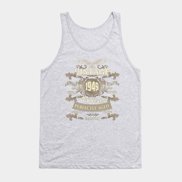 Timeless Treasures- Vintage Ornaments as a Thoughtful 75th Birthday Gift for Him Tank Top by KrasiStaleva